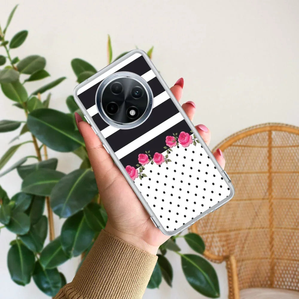 Elegant Rose Parad Anti Yellow Case For Oppo F27 5G