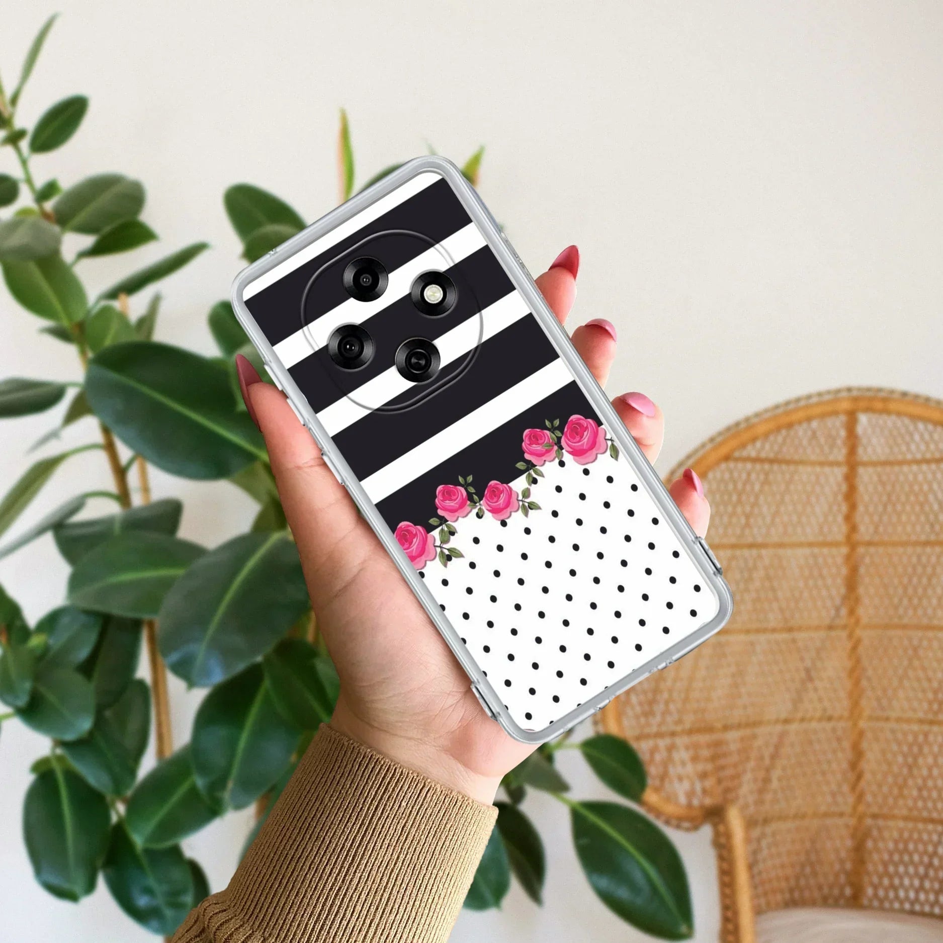 Elegant Rose Parad Anti Yellow Case For Oppo F31 Pro 5G