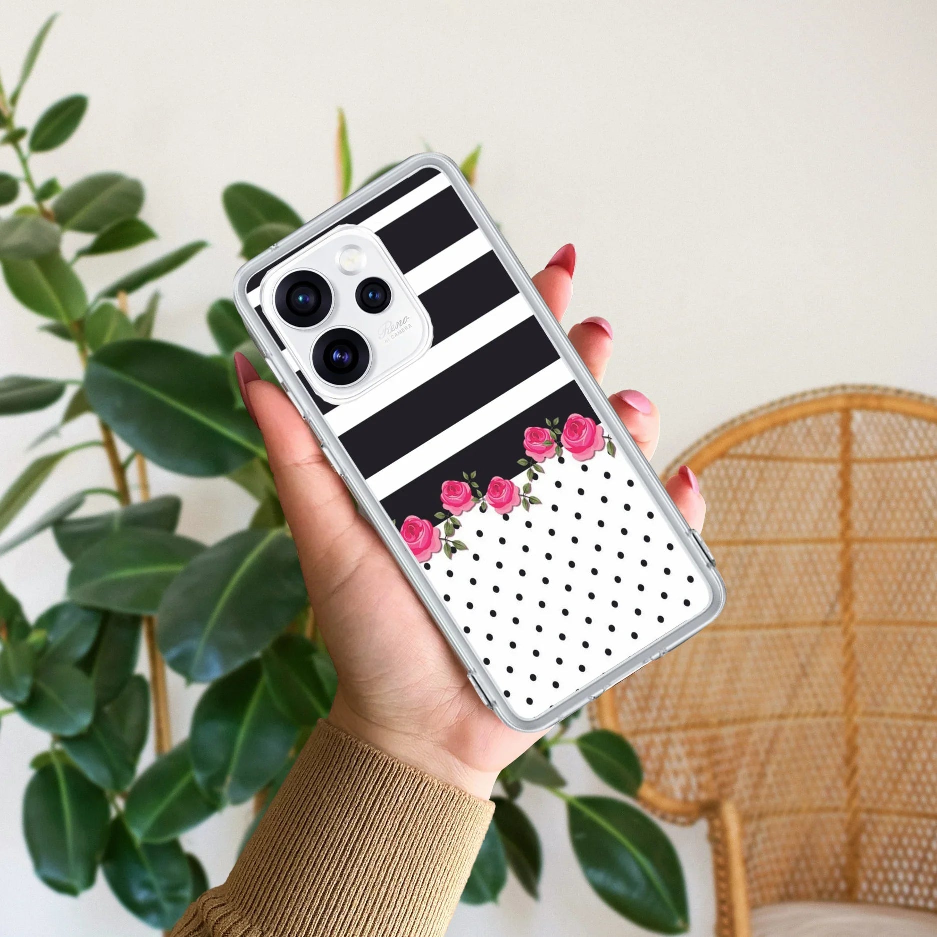 Elegant Rose Parad Transparent Silicon Case For Oppo Reno15 Pro 5G