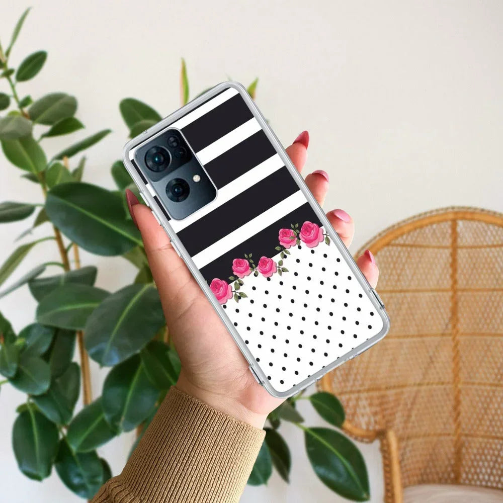 Elegant Rose Parad Anti Yellow Case For Oppo Reno 7 Pro 5G