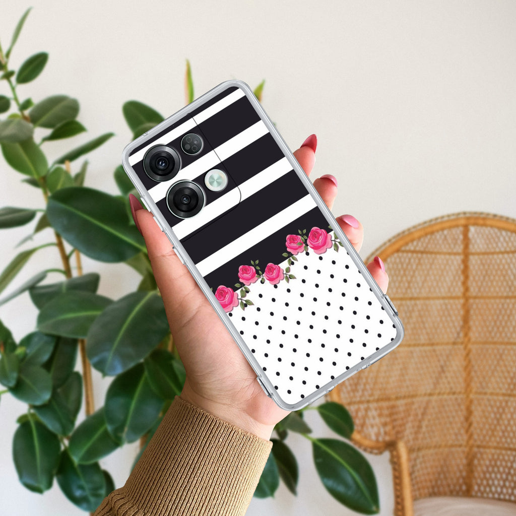 Elegant Rose Parad Anti Yellow Case For Oppo Reno 8 5G