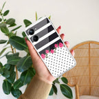 Elegant Rose Parad Transparent Silicon Case For Realme 10 4G