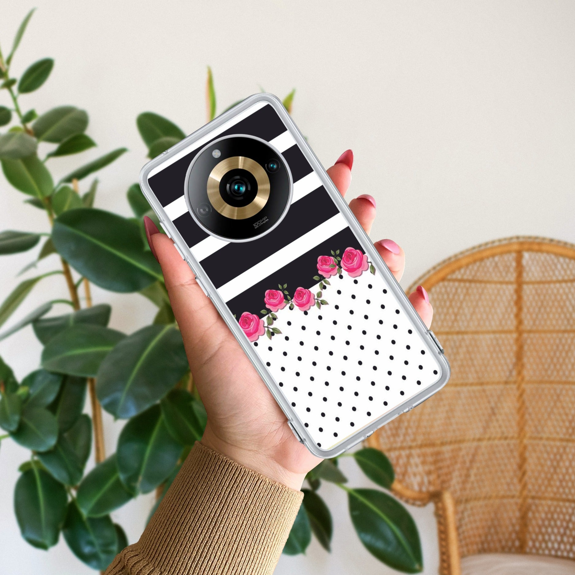 Elegant Rose Parad Anti Yelllow Case For Realme 11 Pro Plus 5G
