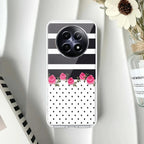 Elegant Rose Parad Transparent Silicon Case For Realme 8 4G / Realme 8 Pro