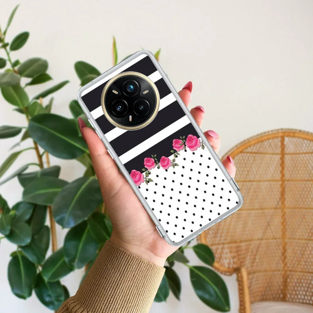 Elegant Rose Parad Transparent Silicon Case For Realme 10 Pro 5G