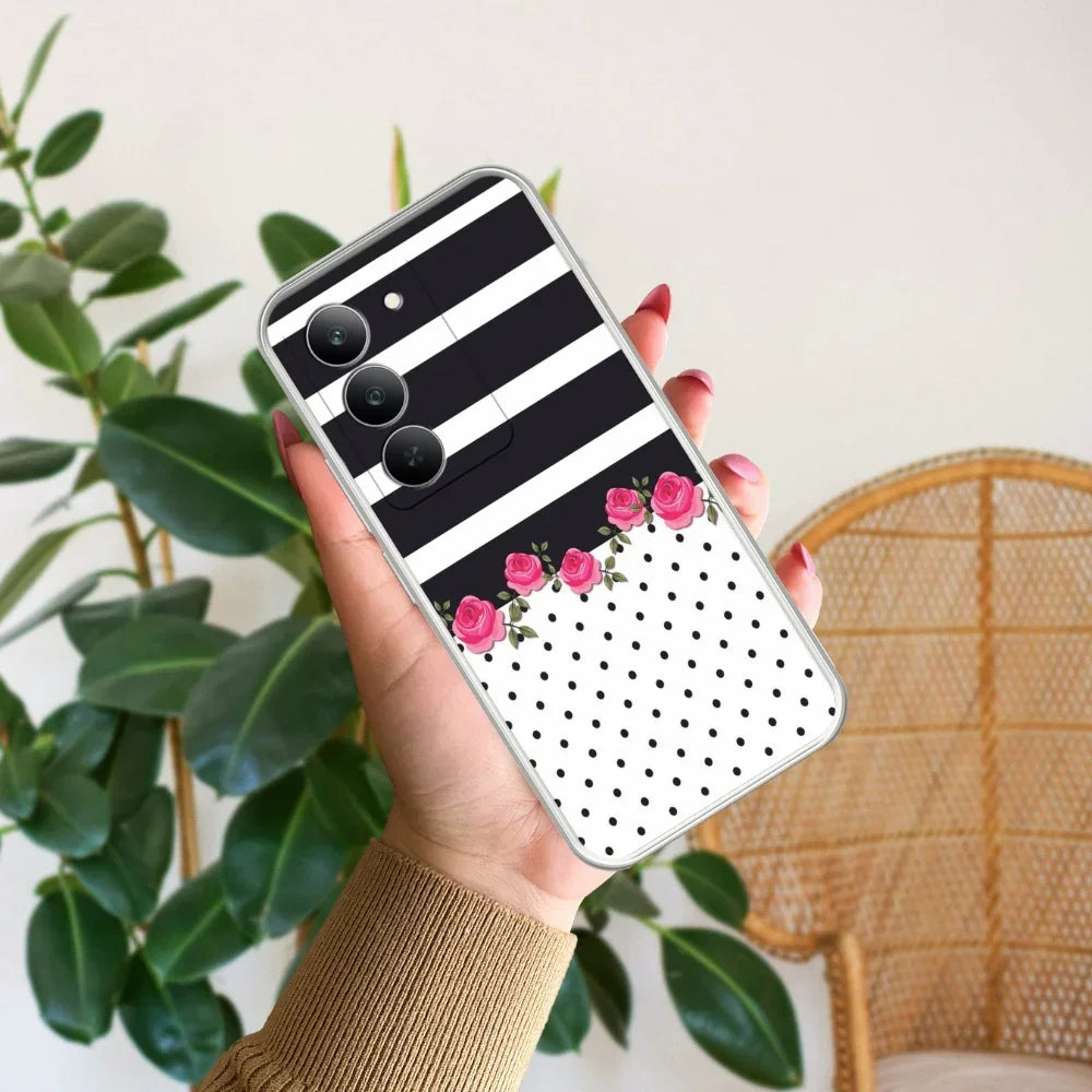 Elegant Rose Parad Transparent Silicon Case For Realme Narzo 80 Lite 5G