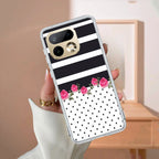 Elegant Rose Parad Transparent Silicon Case For Realme C63 5G