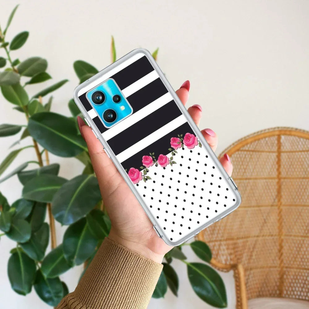 Elegant Rose Parad Transparent Silicon Case For Realme C75 5G