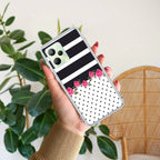 Elegant Rose Parad Transparent Silicon Case For Realme C35 / Realme Narzo 50A Prime