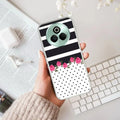 Elegant Rose Parad Transparent Silicon Case For Realme P2 Pro 5G
