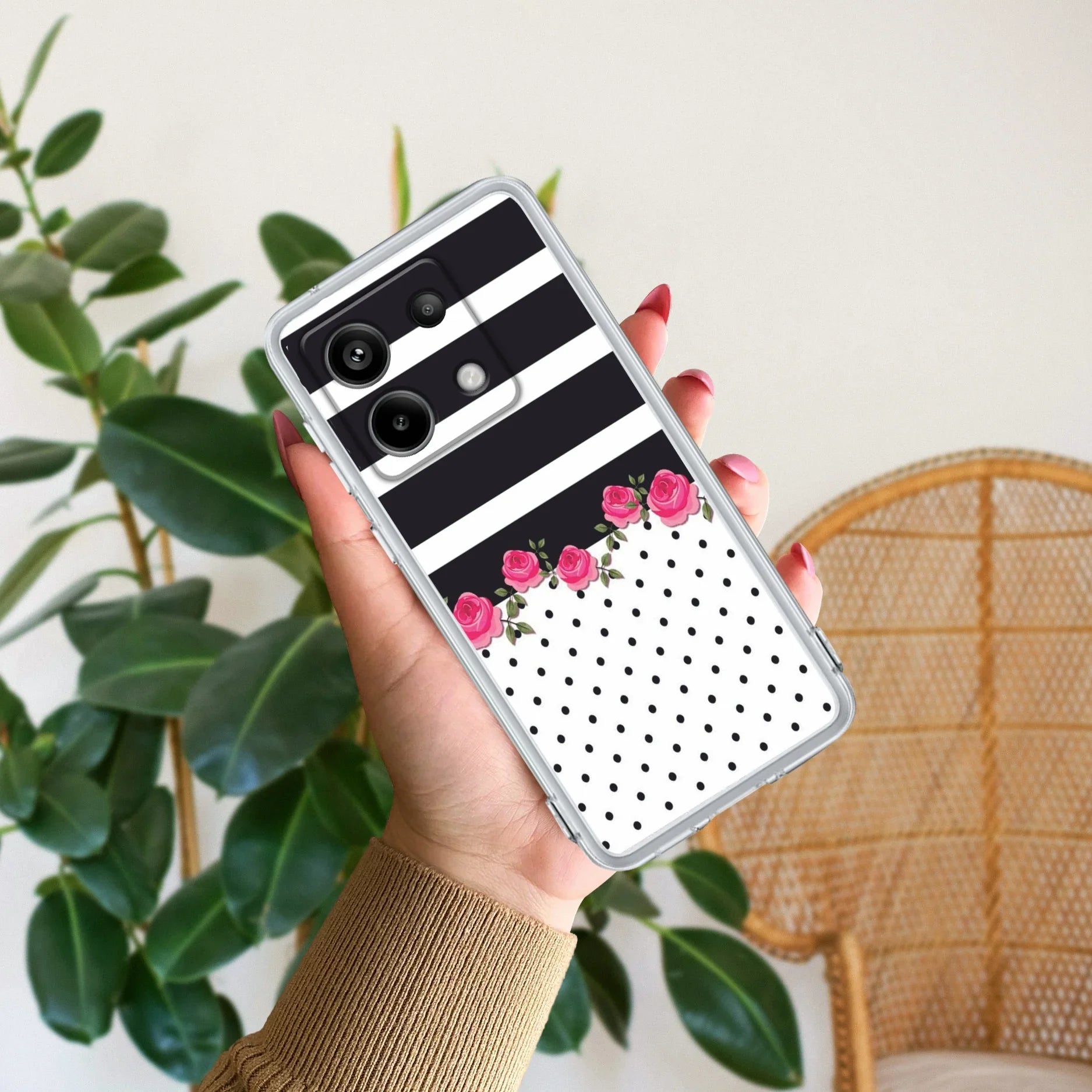 Elegant Rose Parad Transparent Silicon Case For Redmi/Xiaomi - ShopOnCliQ