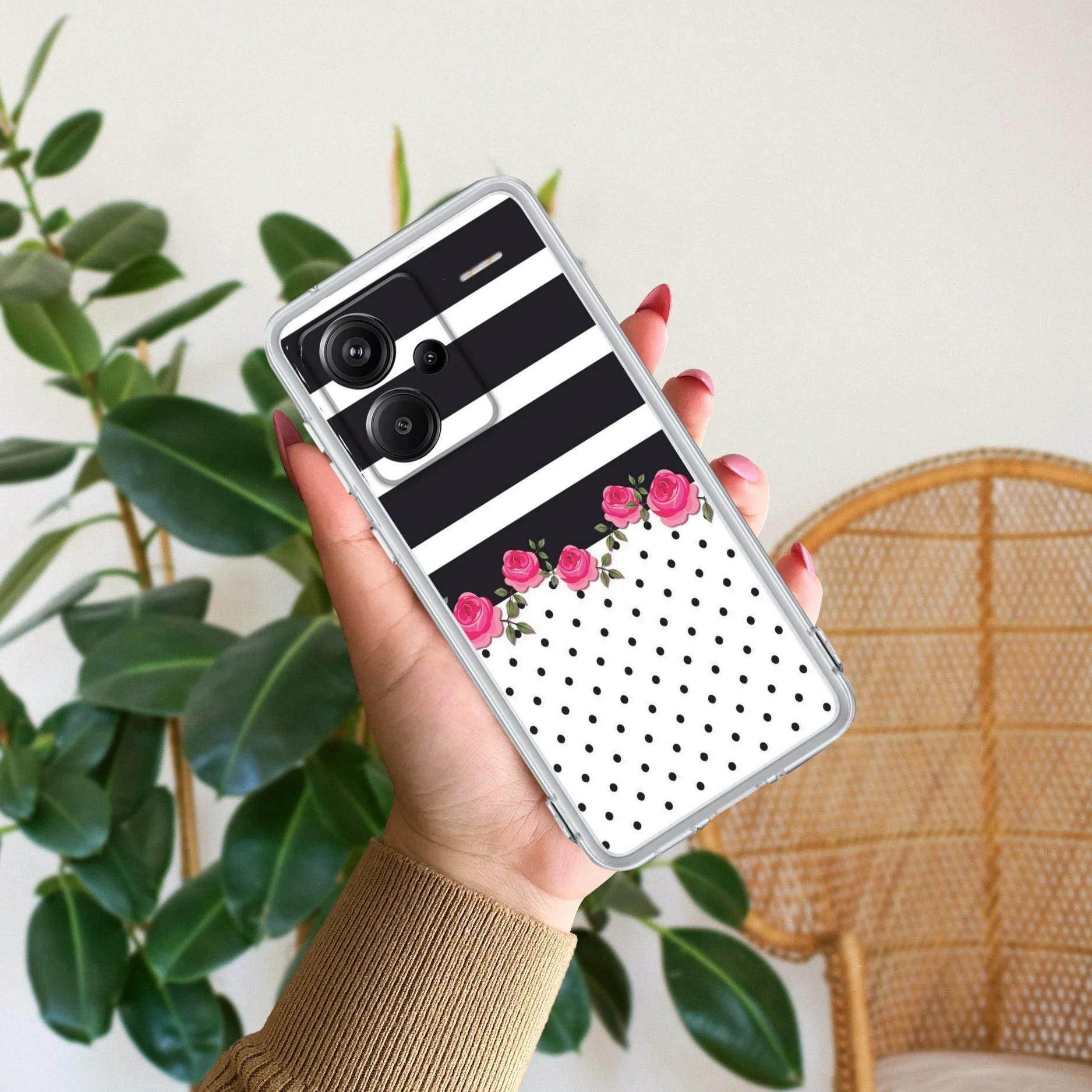 Elegant Rose Parad Transparent Silicon Case For Redmi/Xiaomi - ShopOnCliQ