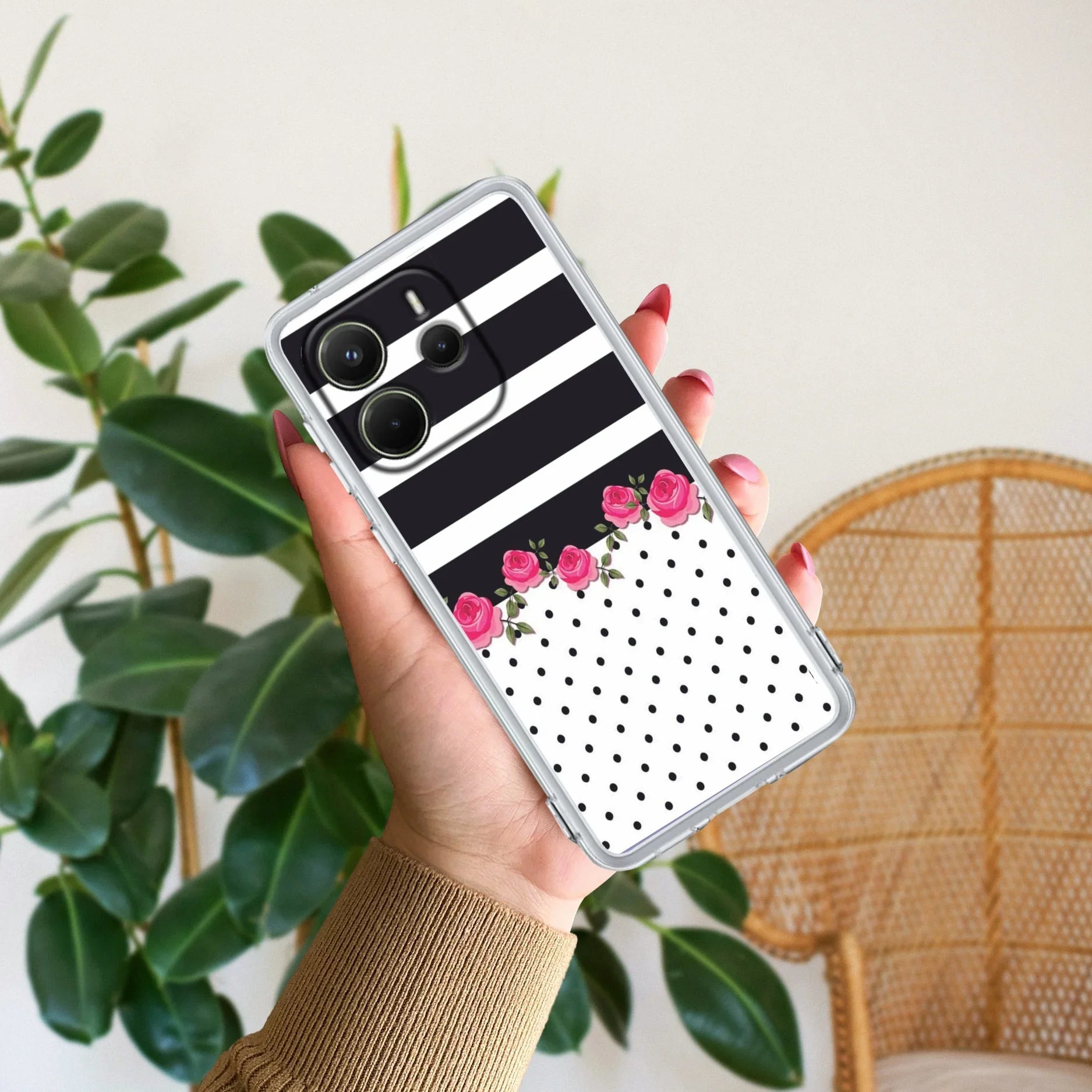 Elegant Rose Parad Transparent Silicon Case For Redmi/Xiaomi - ShopOnCliQ