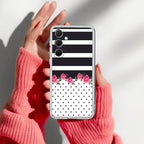 Elegant Rose Parad Anti Yellow Case For Samsung Galaxy A55 5G