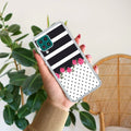 Elegant Rose Parad Transparent Silicon Case For Samsung Galaxy A12 / M12 / F12