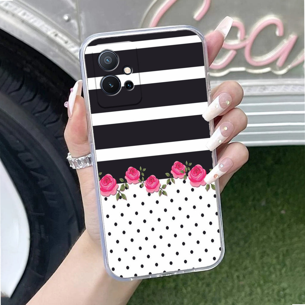 Elegant Rose Parad Anti Yellow Case For Vivo T1 5G