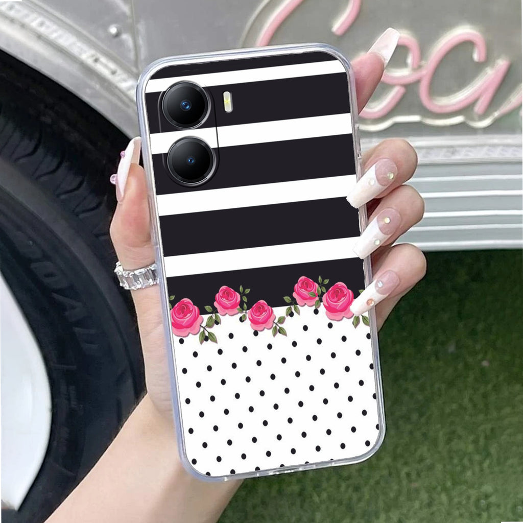 Elegant Rose Parad Anti Yellow Case For Vivo T2x 5G
