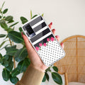 Elegant Rose Parad Transparent Silicon Case For Vivo V21e 5G