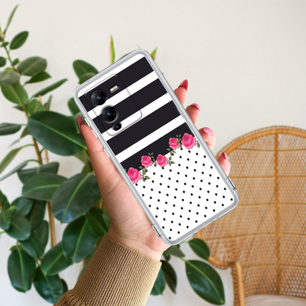 Elegant Rose Parad Anti Yellow Case For Vivo V25 Pro 5G