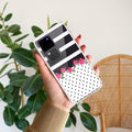 Elegant Rose Parad Transparent Silicon Case For Vivo V30 Pro 5G