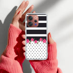Elegant Rose Parad Transparent Silicon Case For Vivo V23 Pro 5G