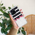 Elegant Rose Parad Transparent Silicon Case For Vivo Y35