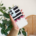 Elegant Rose Parad Transparent Silicon Case For Vivo Y29 5G