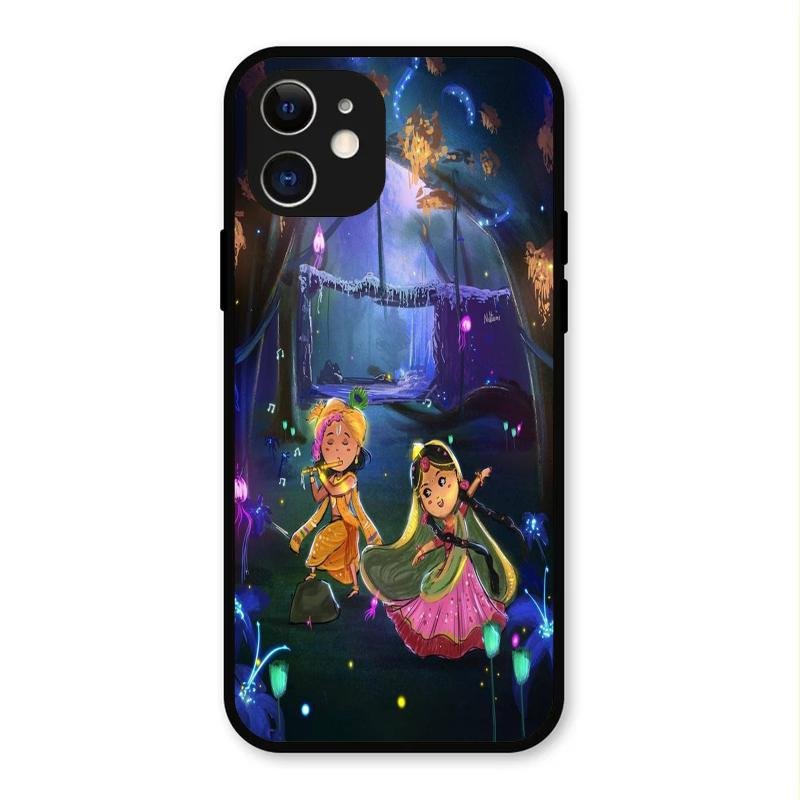 Enchanted Radha Krishna Phone Case For iPhone 12