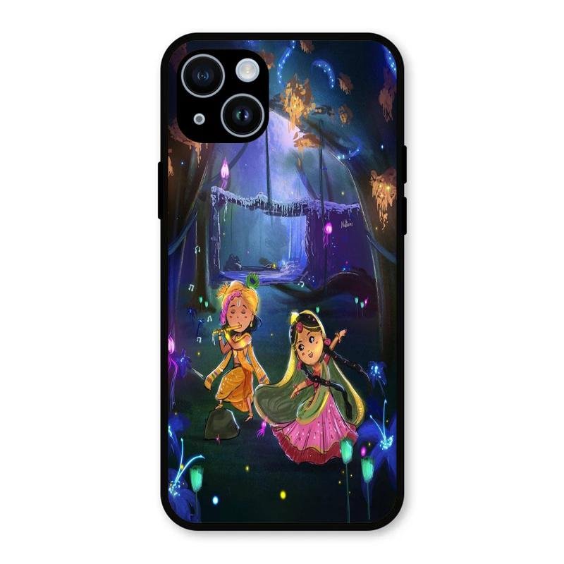Enchanted Radha Krishna Phone Case For iPhone 14 Plus