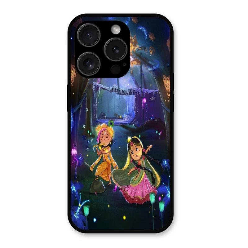 Enchanted Radha Krishna Phone Case For iPhone 15 Pro Max