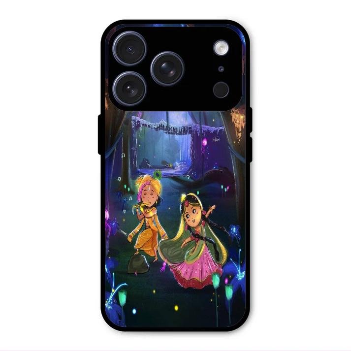 Enchanted Radha Krishna Phone Case For iPhone 17 Pro Max