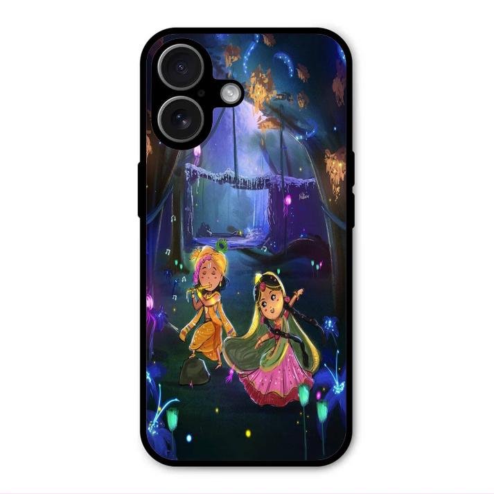 Enchanted Radha Krishna Phone Case For iPhone 17