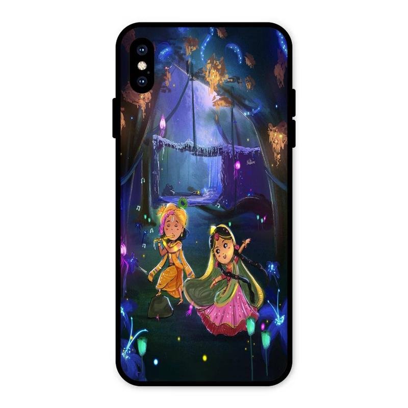 Enchanted Radha Krishna Phone Case For iPhone XS Max