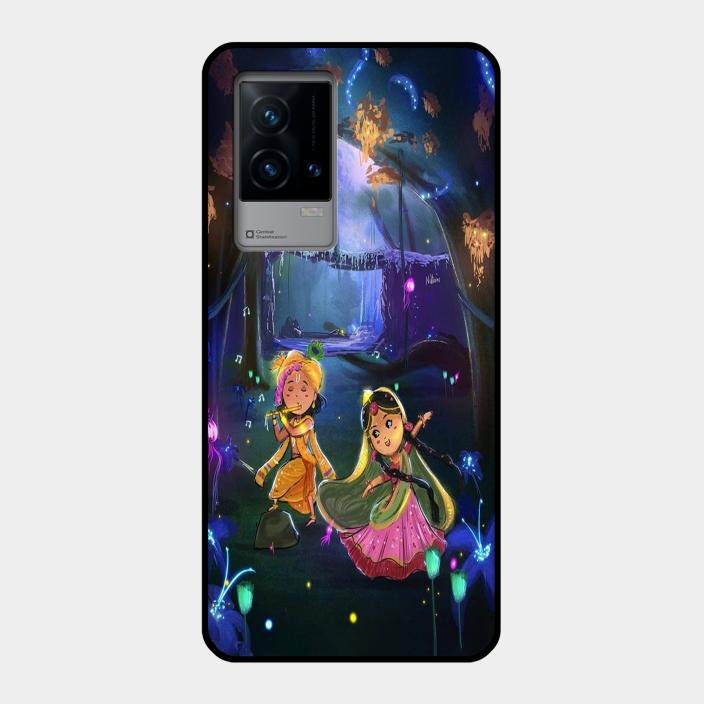 Enchanted Radha Krishna Phone Case For Iqoo 9 5G