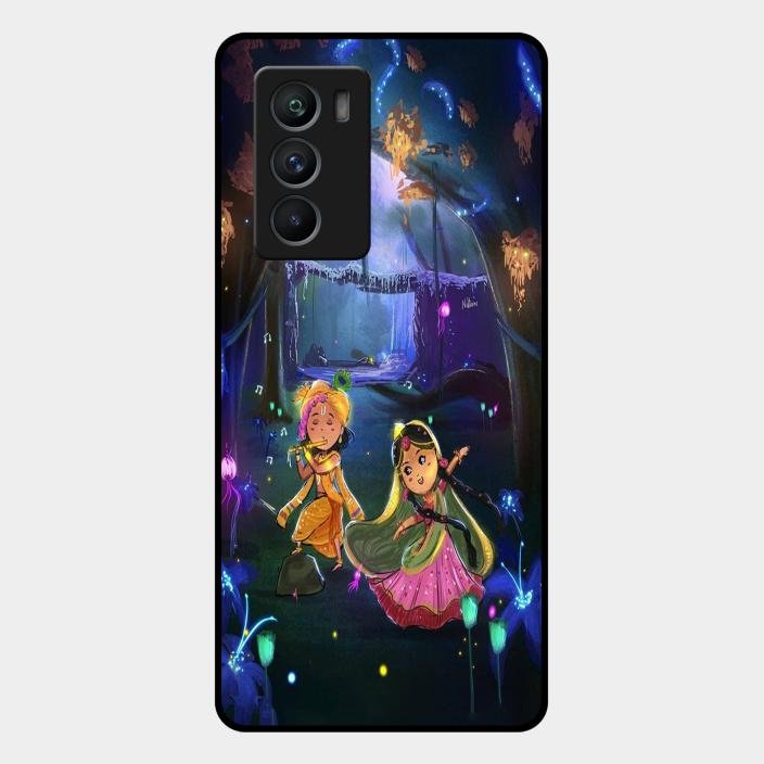 Enchanted Radha Krishna Phone Case For Iqoo 9 Se 5G