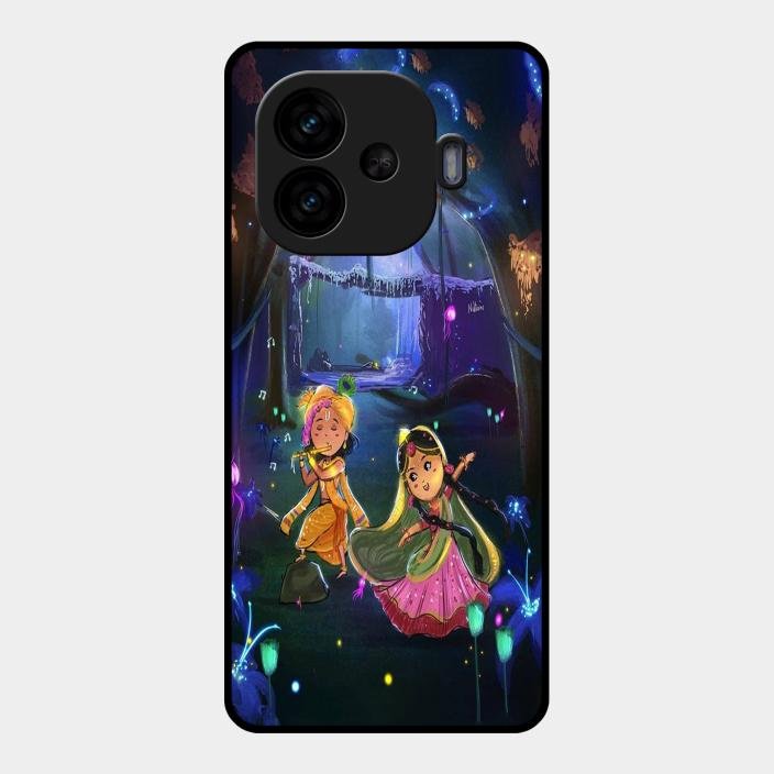 Enchanted Radha Krishna Phone Case For Iqoo Neo 10R 5G