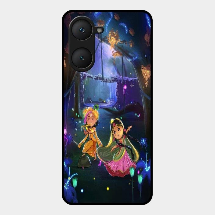 Enchanted Radha Krishna Phone Case For Iqoo Z9 Lite 5G