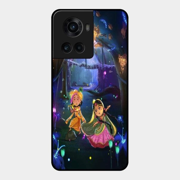 Enchanted Radha Krishna Phone Case For Oneplus 10R 5G