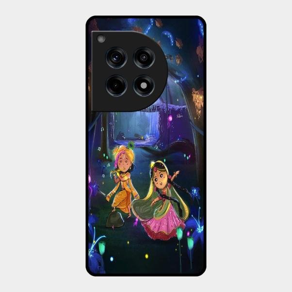 Enchanted Radha Krishna Phone Case For Oneplus 12R 5G