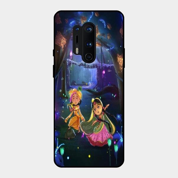 Enchanted Radha Krishna Phone Case For Oneplus 8 Pro