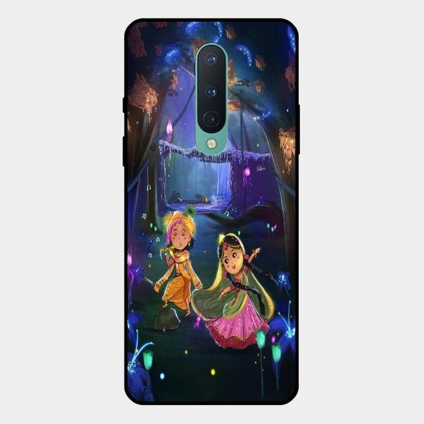 Enchanted Radha Krishna Phone Case For Oneplus 8
