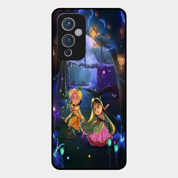 Enchanted Radha Krishna Phone Case For Oneplus 9 5G