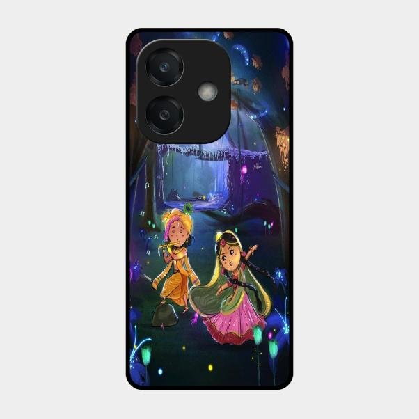 Enchanted Radha Krishna Phone Case For Oppo A3X 5G