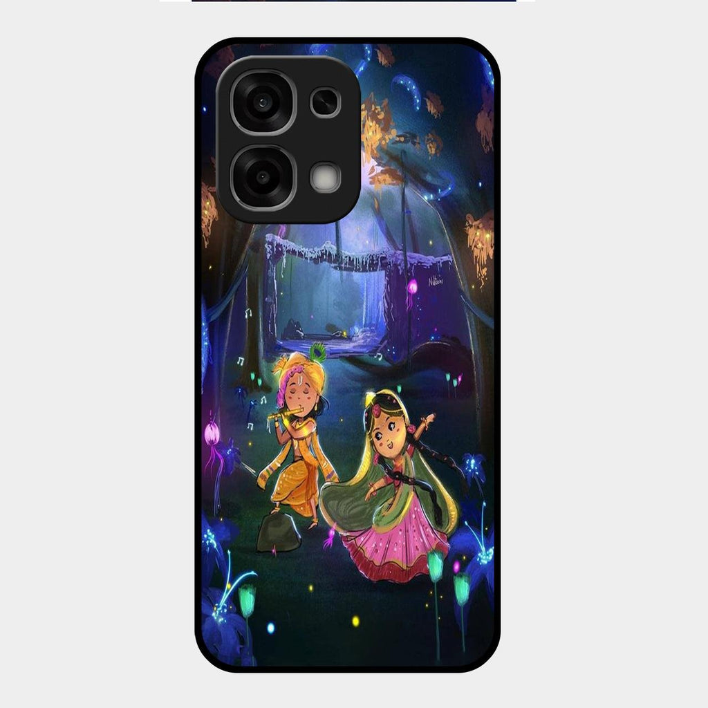 Enchanted Radha Krishna Phone Case For Oppo F33 5G