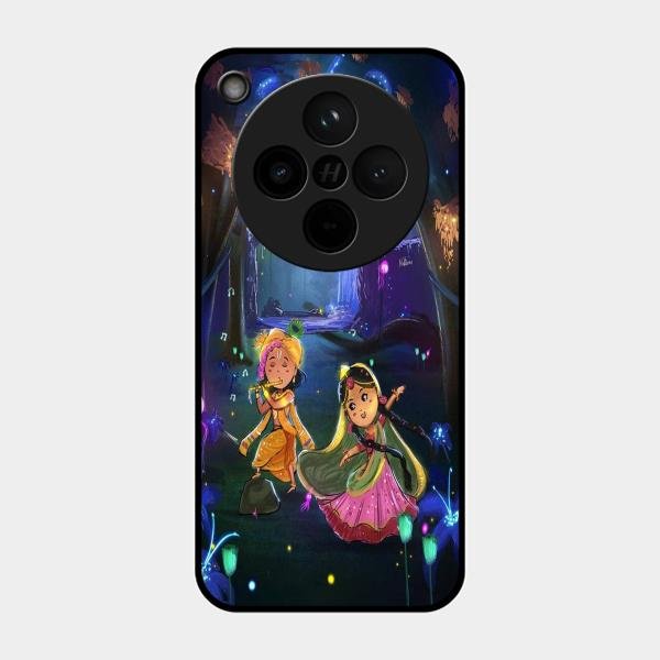 Enchanted Radha Krishna Phone Case For Oppo Find X8 5G