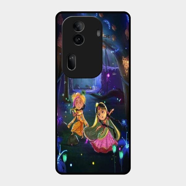 Enchanted Radha Krishna Phone Case For Oppo Reno 11 Pro 5G