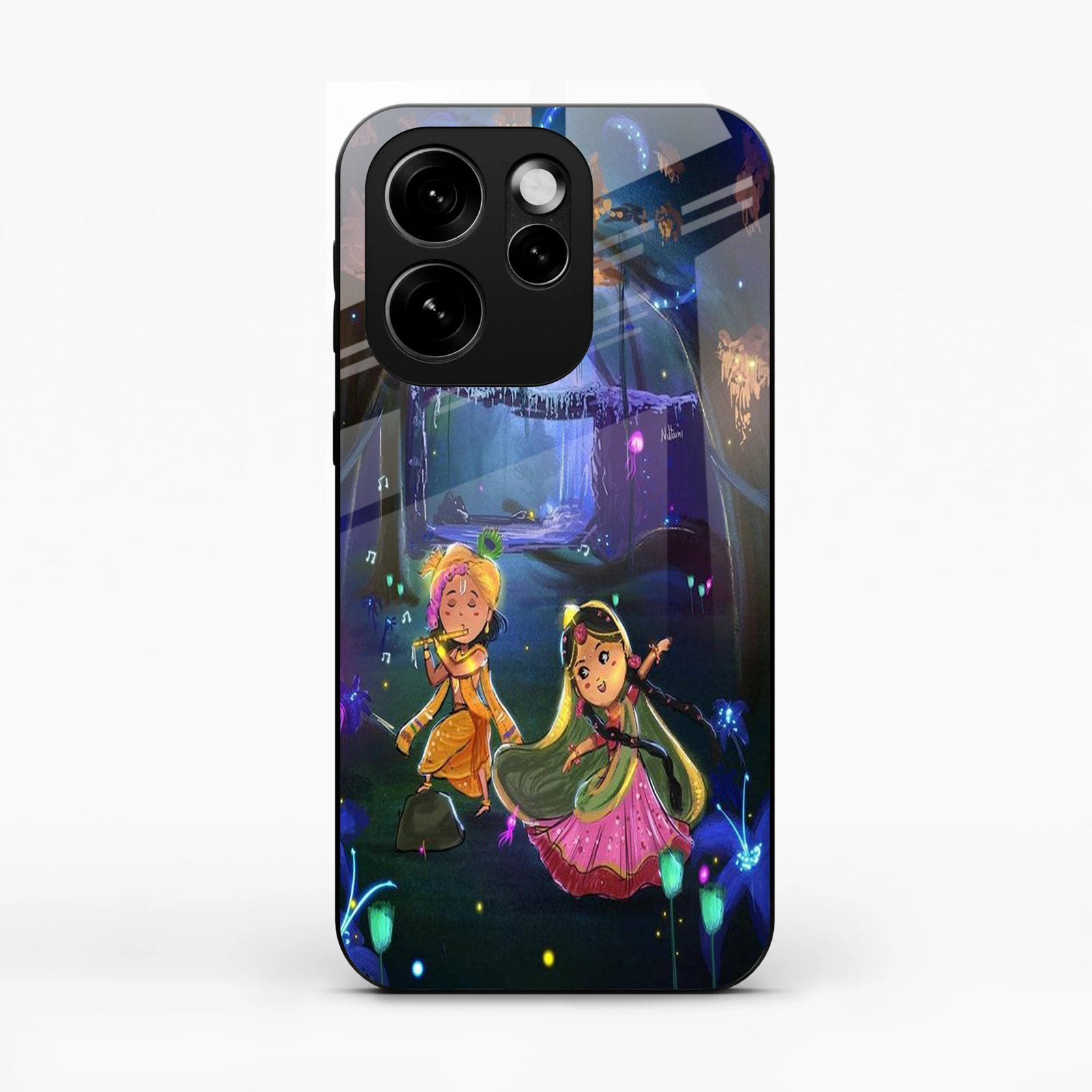 Enchanted Radha Krishna Phone Case For Oppo Reno 15C 5G