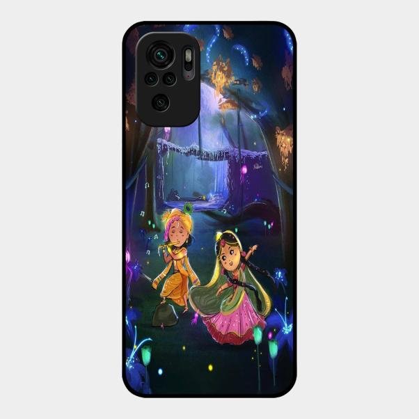Enchanted Radha Krishna Phone Case For Redmi Note 10