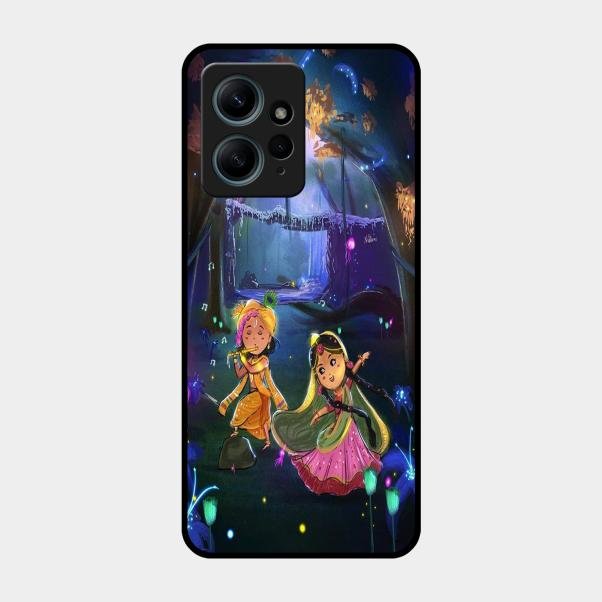 Enchanted Radha Krishna Phone Case For Redmi Note 12 4G