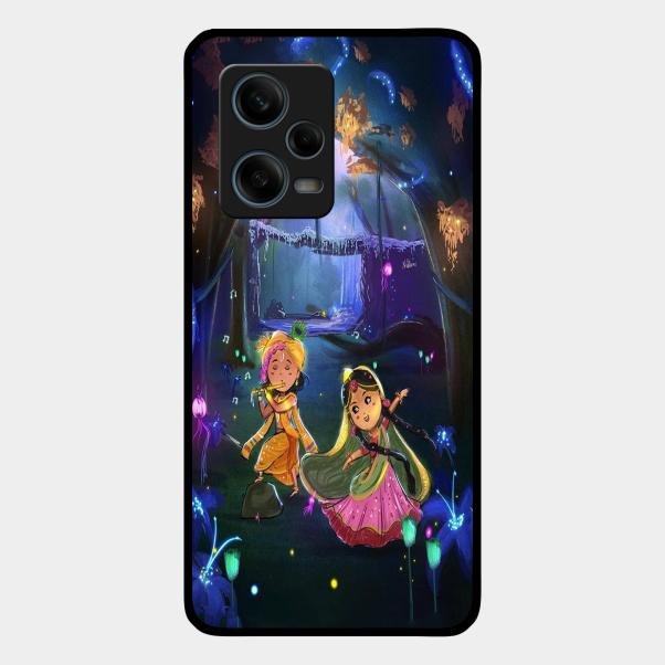 Enchanted Radha Krishna Phone Case For Redmi Note 12 Pro 5G
